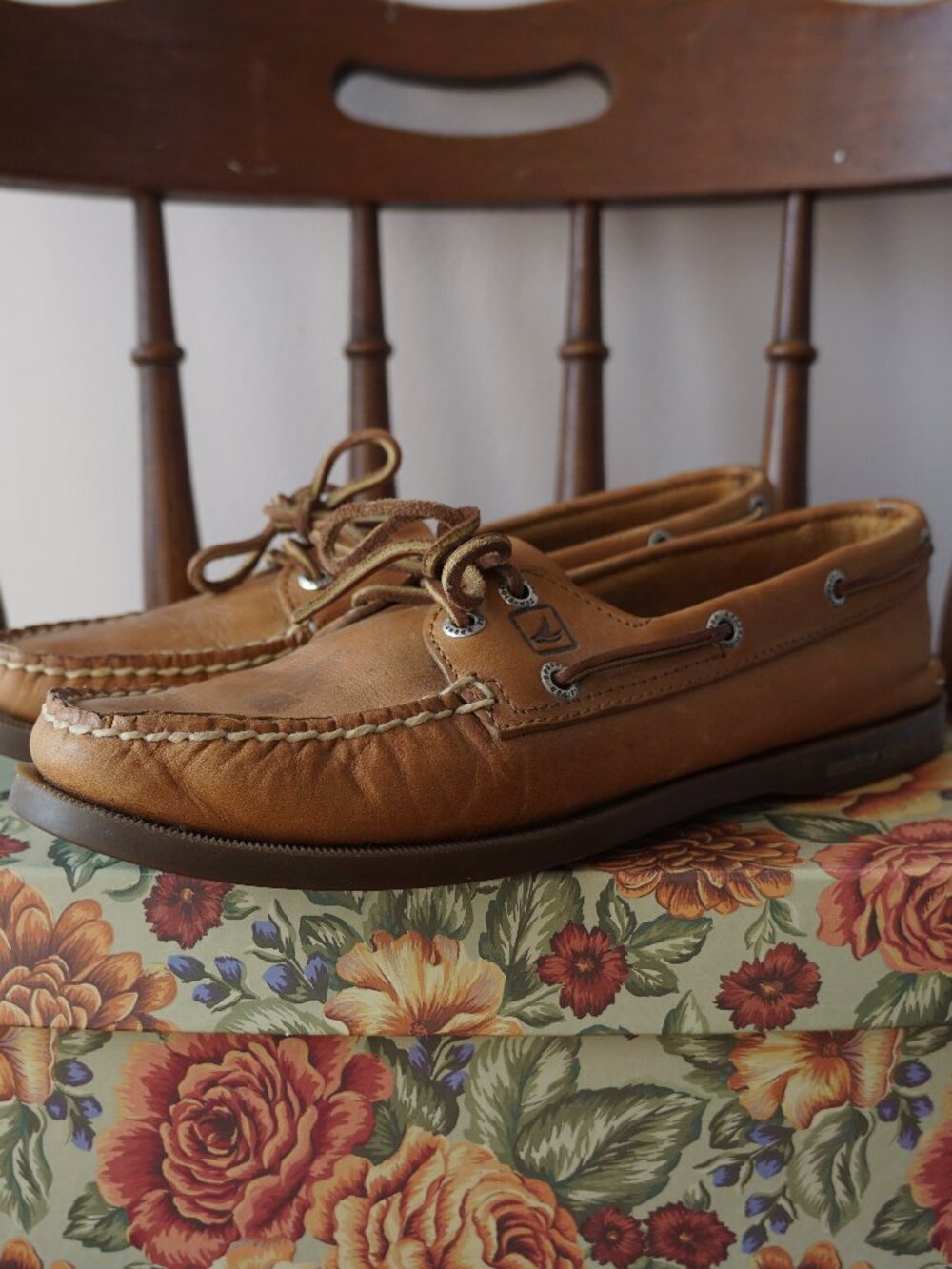 Sperry Top-Sider Genuine Leather Tan Loafers 🤎